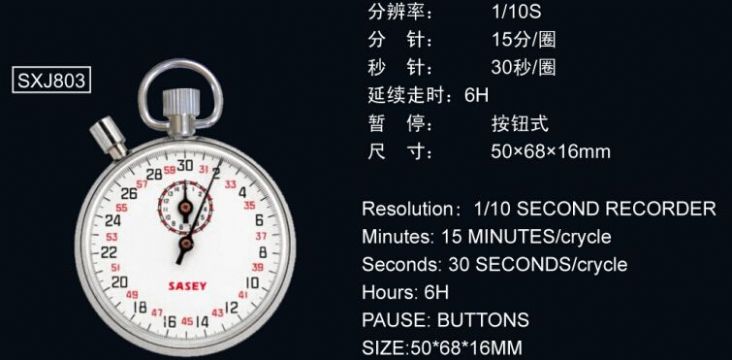 點擊查看詳細信息<br>標題：803機械秒表 閱讀次數(shù)：2600